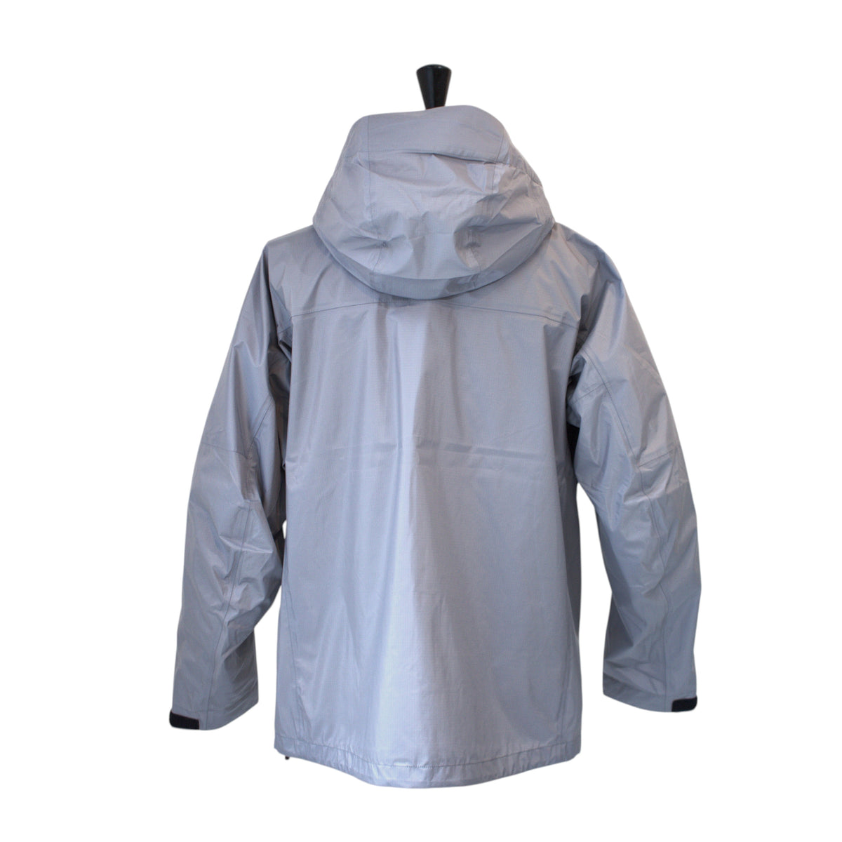 minohlabo.storeのNANGA製AURORA-TEX 3Lウェザーシールドジャケット、グレーカラーの背面ビュー
