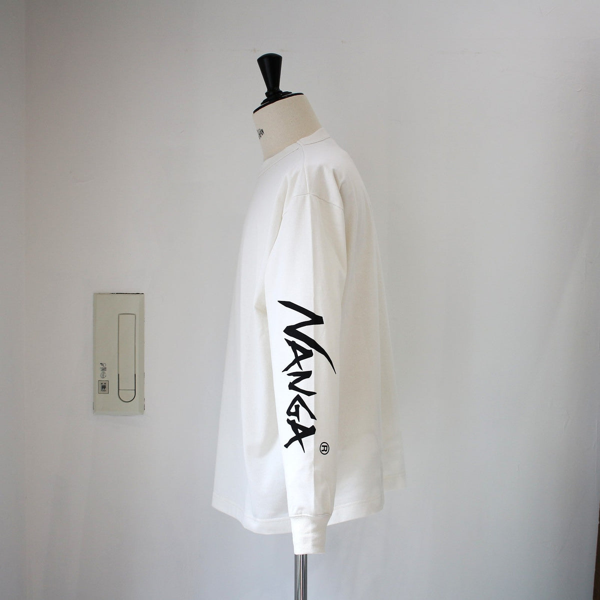 ECOHYBRID SLV LOGO L/S TEE(UNISEX)エコハイブリッドスリーブロゴロングスリーブティー