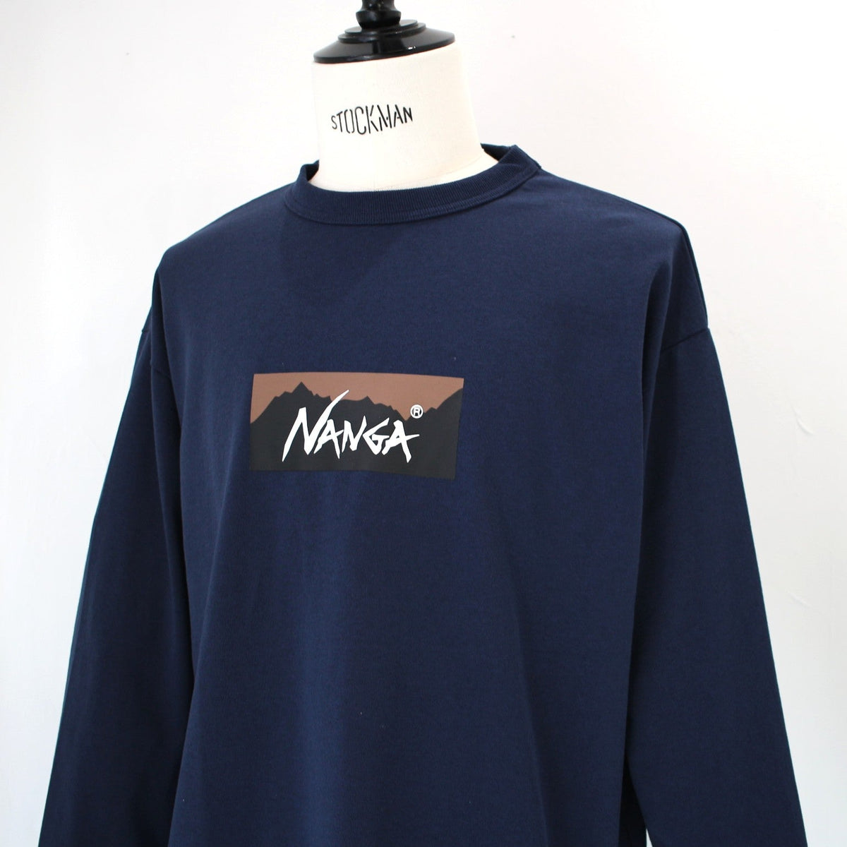 ECO HYBRID BOX LOGO L/S TEE(UNISEX)エコハイブリッドボックスロゴロングスリーブティー