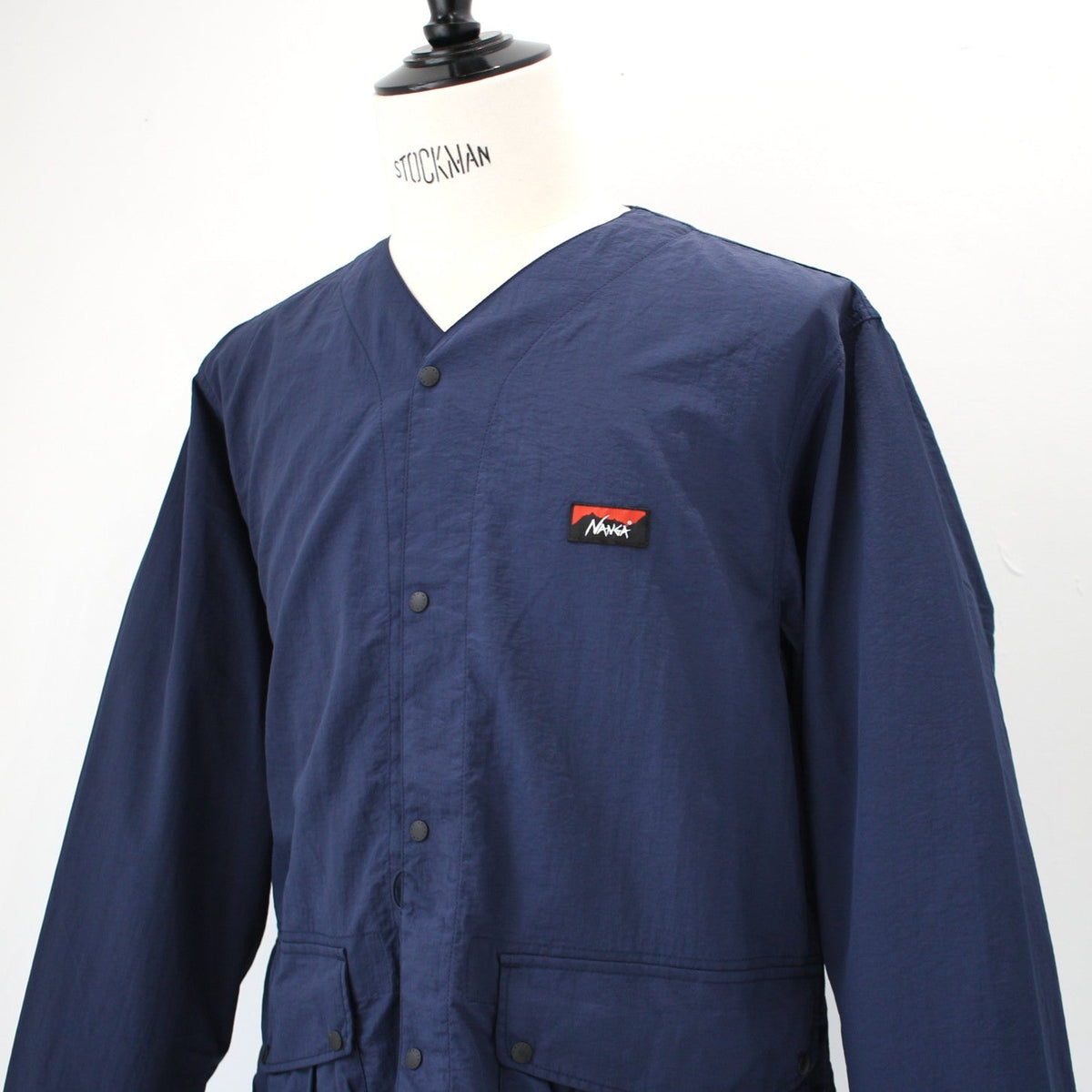 NYLON TUSSER NO COLLAR JACKET(ナイロンタッサーノーカラージャケット)
