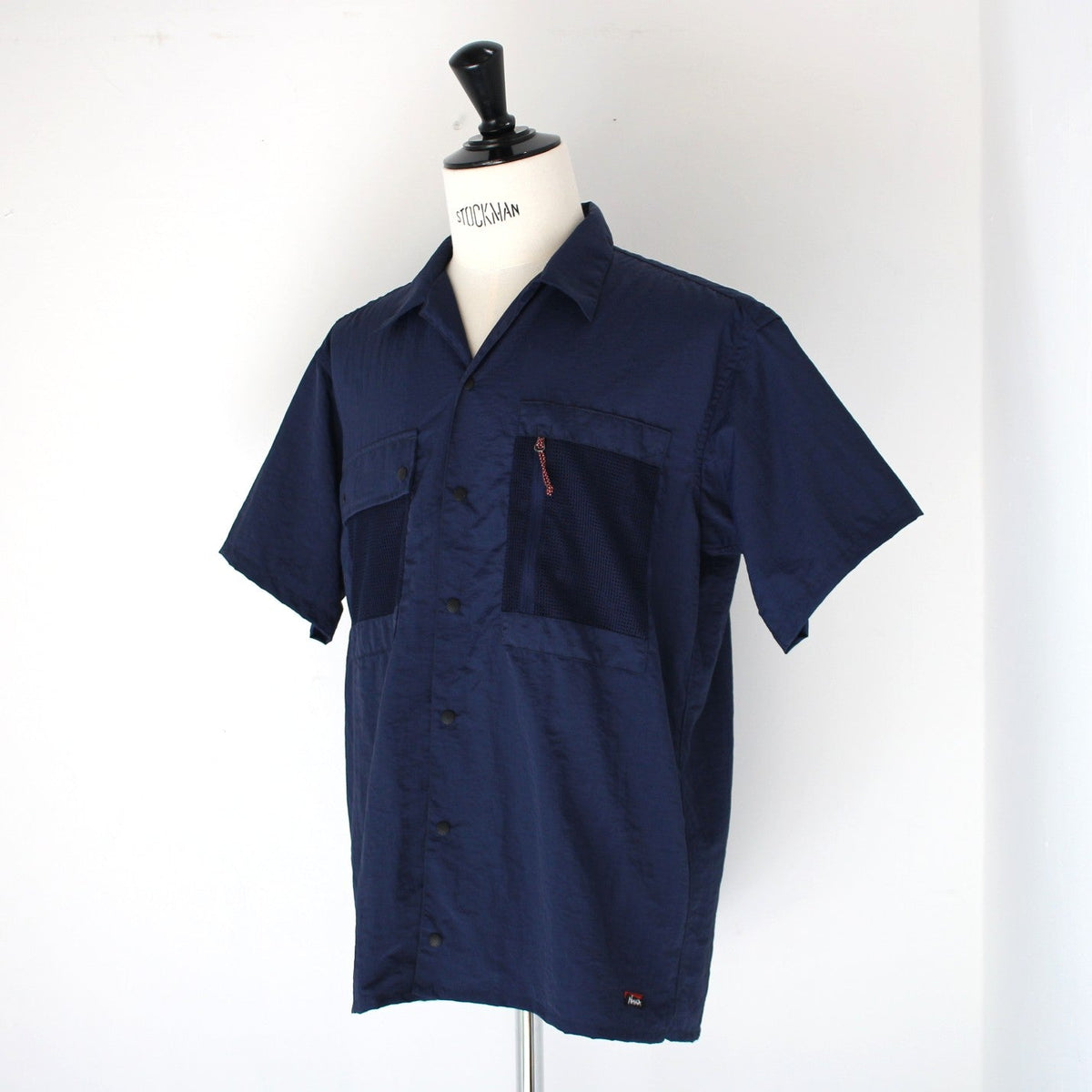 NYLON TUSSER OPEN COLLAR SHIRT(ナイロンタッサーオープンカラーシャツ)