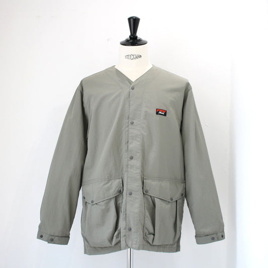 NYLON TUSSER NO COLLAR JACKET(ナイロンタッサーノーカラージャケット)