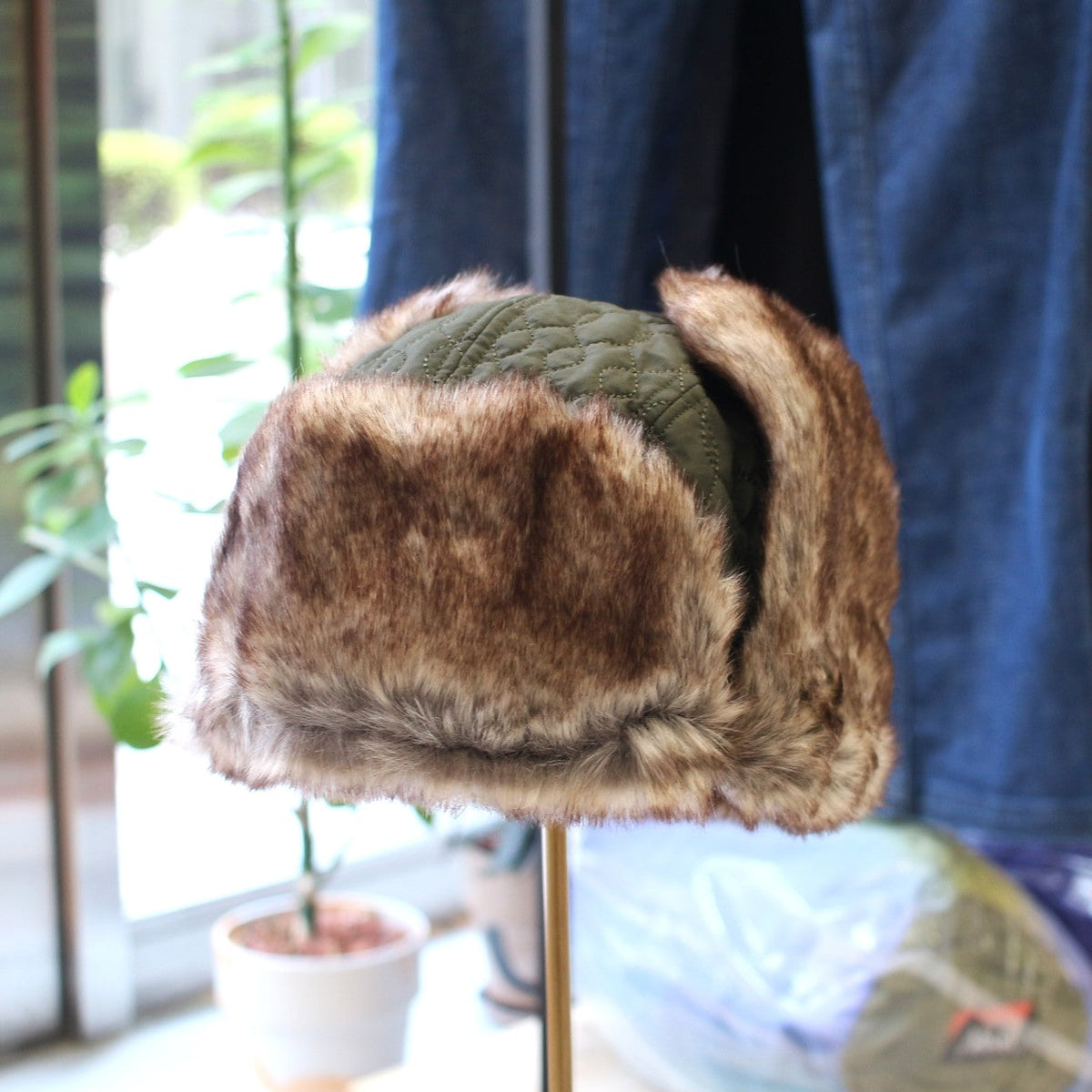 NANGA x Clef QUILT PILOT CAP(ナンガ × クレキルトパイロットキャップ)