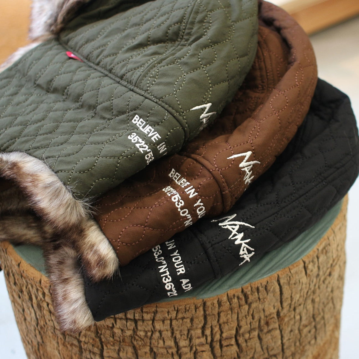 NANGA x Clef QUILT PILOT CAP(ナンガ × クレキルトパイロットキャップ)