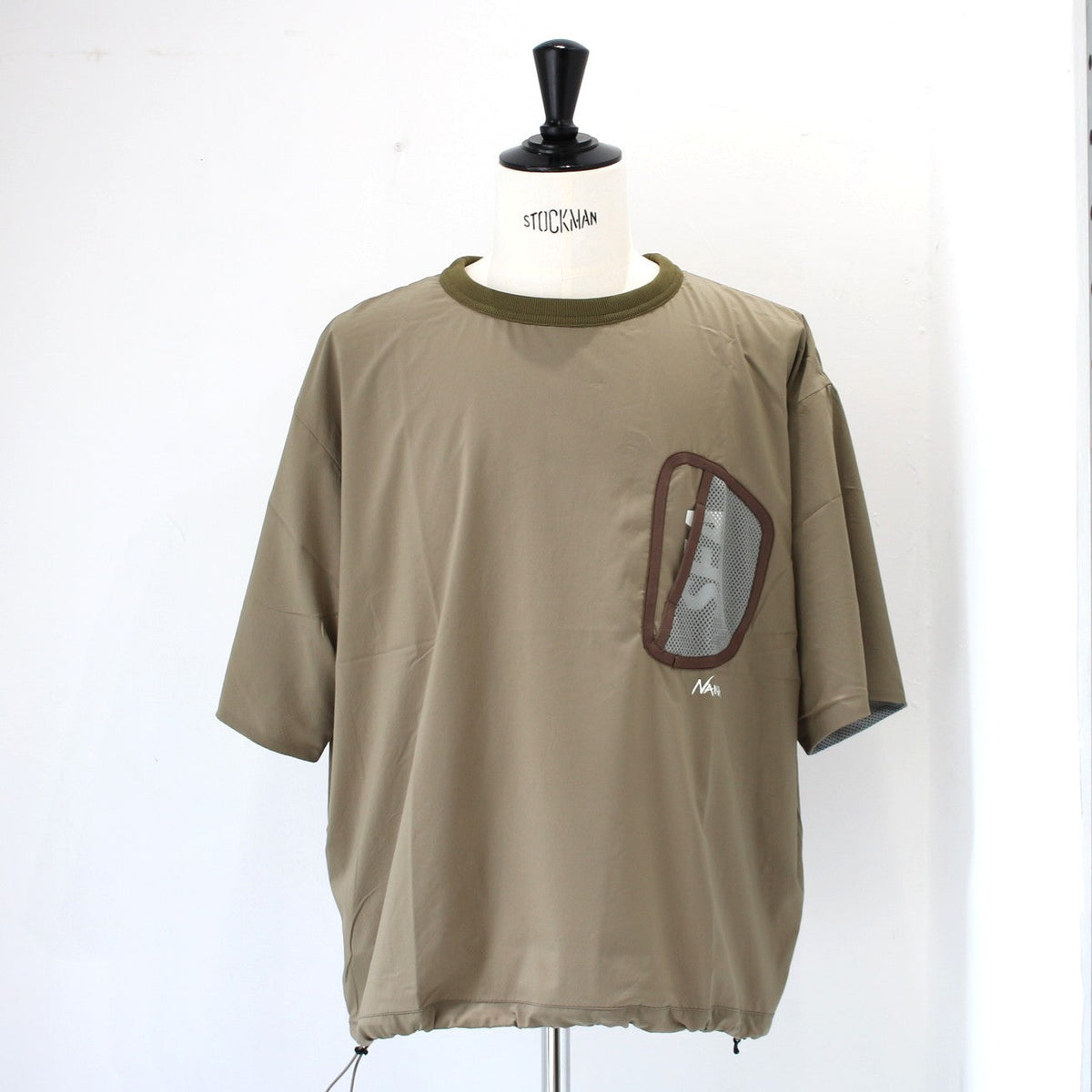 NANGA×WDS PHANTOM GRID REVERSIBLE TEE