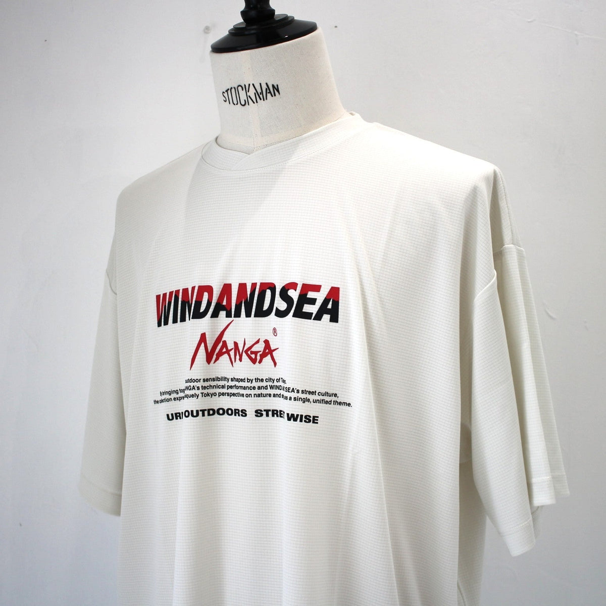 NANGA×WDS POWER DRY NW LOGO TEE