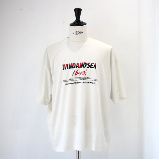 NANGA×WDS POWER DRY NW LOGO TEE